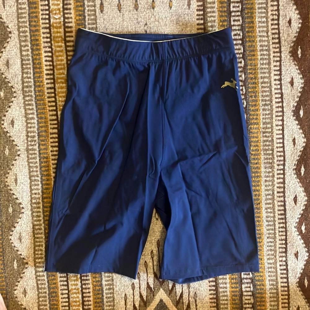 Navy Tracksmith 7.25” Shorts